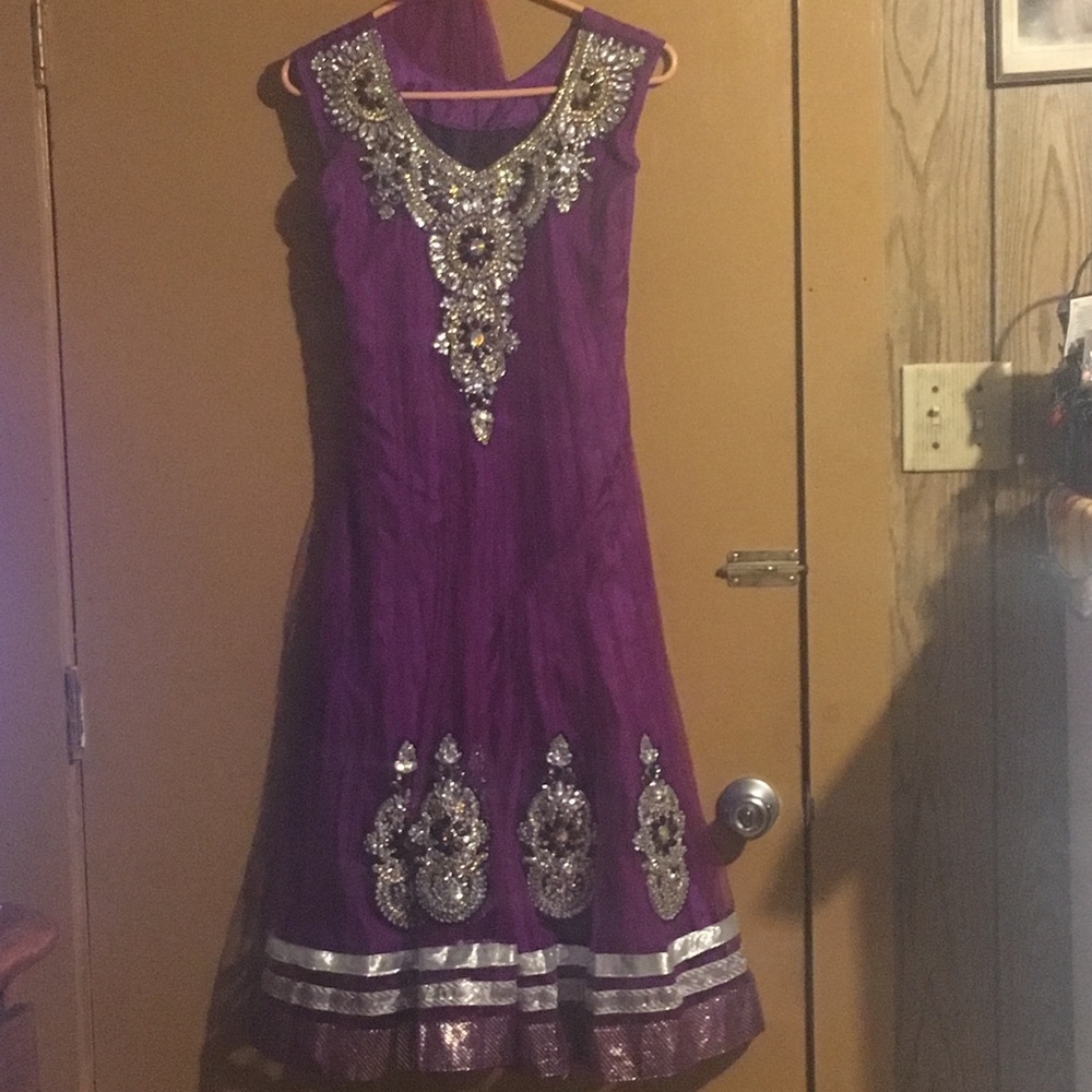 Purple dress